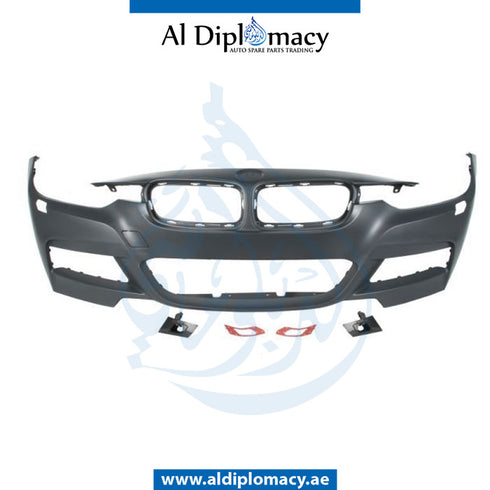 Front Bumper, WITH WIPER HOLE for BMW 3 Series F30 (2011-2015) models, Part Number T-51118055823